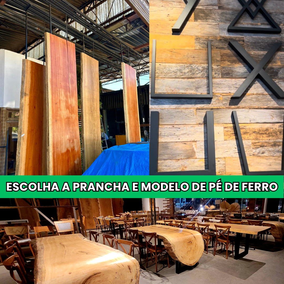Mesa Orgânica em Madeira Nobre Maciça — Design Exclusivo