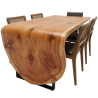 mesa-cascata-com- prancha-curva-madeira-nobre-tronco-organico-sala-de-jantar