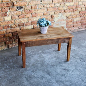 Mesa de Centro Retangular Rústica 0,70x0,40m