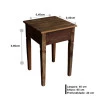 MESA CANTO FILETADA NT 0,40X0,40M LM MARCXAVI  119385