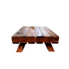 Mesa de Centro Rústica Pallet Natural 1,00m