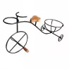 Bicicleta Suporte Vasos Ferro Decoração