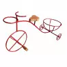 Bicicleta Suporte Vasos Ferro Decoração