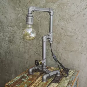 LUMINÁRIA INDUSTRIAL TUBO VINTAGE 1BOCAL