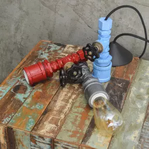 LUMINÁRIA PENDENTE INDUSTRIAL TUBO